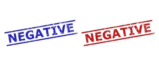 negative seals with unclean style and parallel vector image