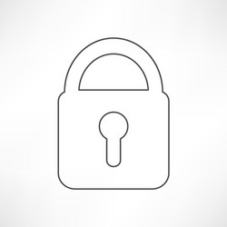 lock icon vector