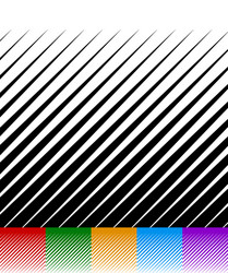 abstract background lines pattern set of 6 vector image