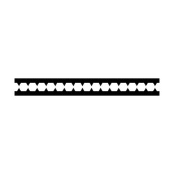 ancient border frame icon pattern divider vector image