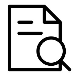 file testing for error identification vector image