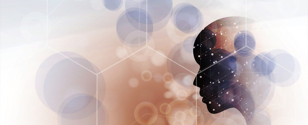 artificial intelligence technology web background vector image