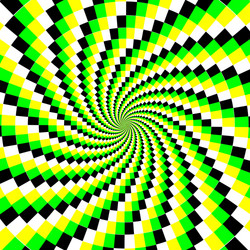 Infinite Maze Optical Illusion vector