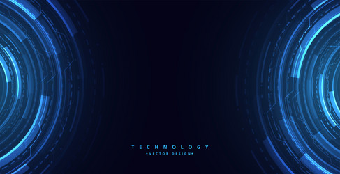 modern tech digital hud background for data vector image
