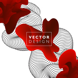 abstract colorful background color flow vector image