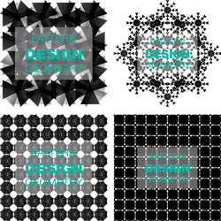 abstract geometric pattern with lines rhombuses vector