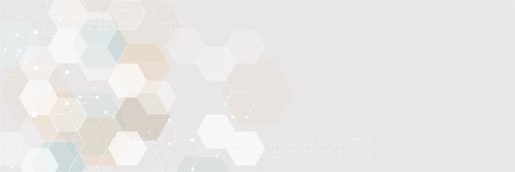 abstract hexagonal structures vector image
