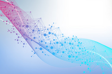 big data visualization background modern vector image