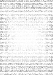 binary code background vector