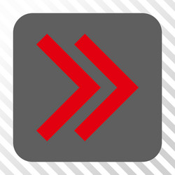 shift right rounded square button vector image