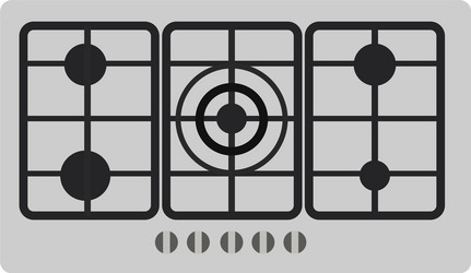 Stove geometric isolated vector