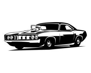 Chrysler Charger E49 vector drawing