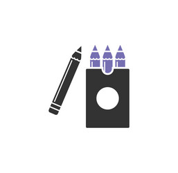 writing related icon on background for graphic vector image
