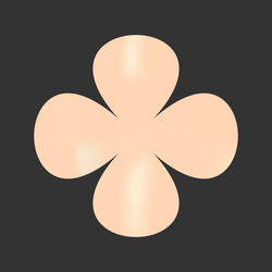y2k retro element 90s or 2000s figure in gradient vector image