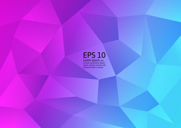 colorful polygon abstract background design fluid vector image