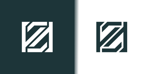 Letter h modern initial creative monogram Vector Image