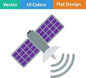 satellite icon vector