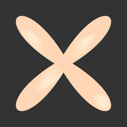 y2k retro element 90s or 2000s figure in gradient vector image