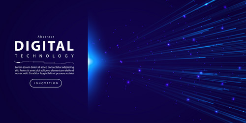 digital technology internet network speed connect vector image