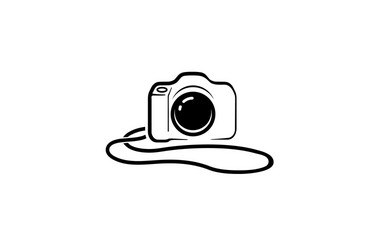 Creative colorful camera logo design symbol Vector Image