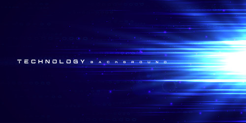 digital technology internet network speed connect vector image