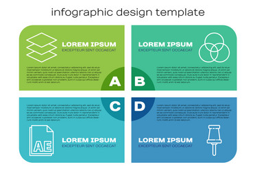 Set line ae file document layers push pin vector