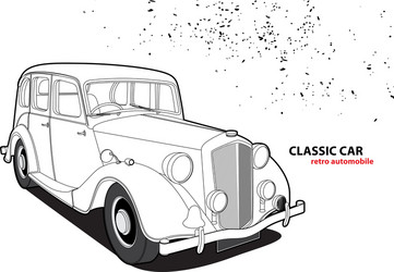 Classic chevy 57 Royalty Free Vector Image - VectorStock