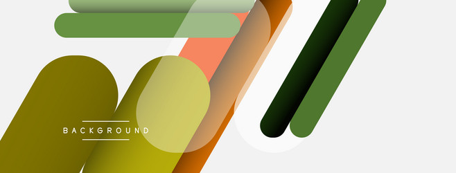 overlapping round shapes and lines background vector image