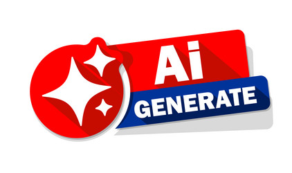 ai generate push button vector image
