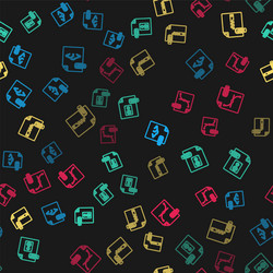 set line php file document wav zip and svg vector image