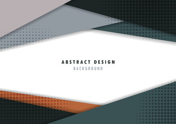 abstract tech template design with circle minimal vector image