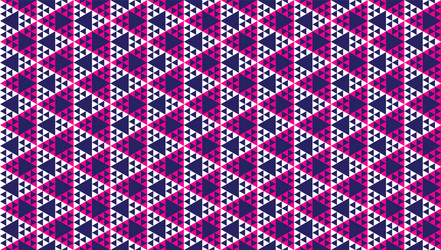 abstract polygonal triangles ornament triangular vector image