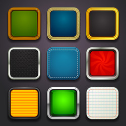 background for the app icons-part 2 vector image