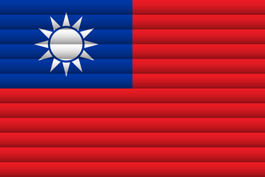 national flag taiwan for independence day vector