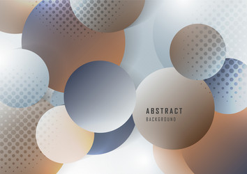 abstract gradient circle style pattern vector image