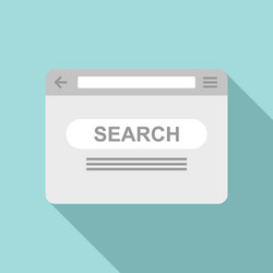 browser wireframe icon flat computer vector image