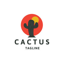 Cactus logo Royalty Free Vector Image - VectorStock