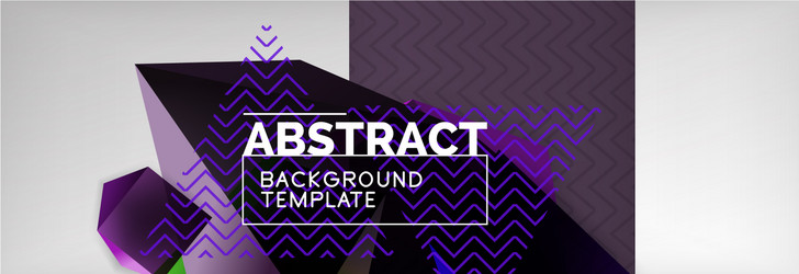 dark 3d triangular low poly shapes abstract vector image