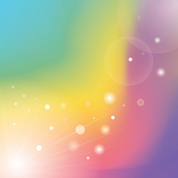 Defocused rays lights bokeh abstract banner vector