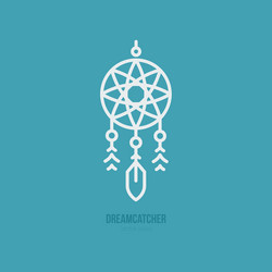 Dream catcher icon vector