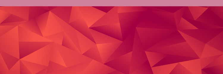 abstract red gradient triangles of different vector image