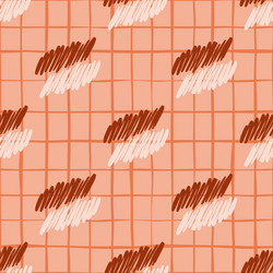 Hand drawn scrawl sketch pattern pencil strokes vector