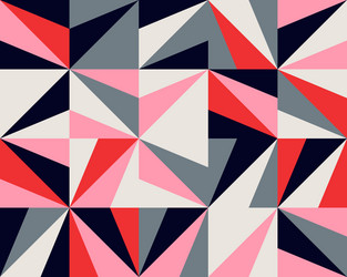 triangle abstract pattern design vector image