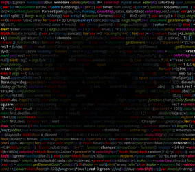abstract program code vector image