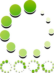 round preloader buffer shape circular progress vector image
