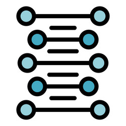 timeline infographic with circles and lines vector image