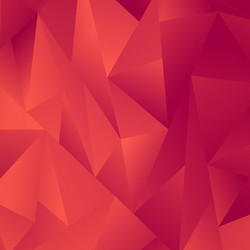 abstract red gradient triangles of different vector image