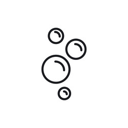 oxygen o2 icon isolated on white background vector image