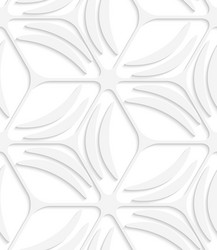 White net and banana shapes seamless pattern vector