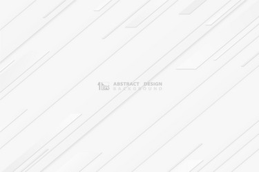 Abstract white and gray line tech design vector